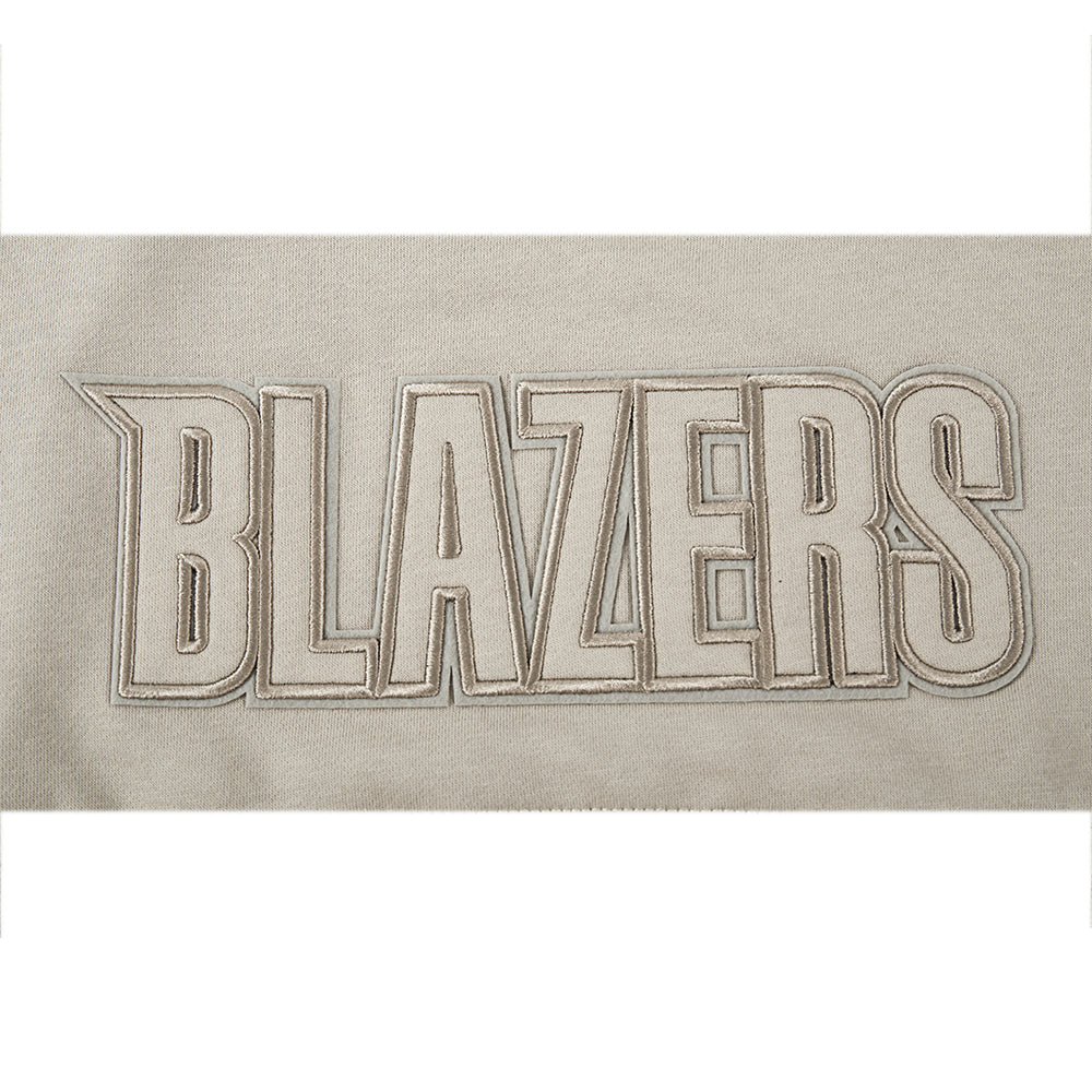 NBA PORTLAND TRAIL BLAZERS NEUTRAL CHANDAIL À CAPUCHON EN MOLLETON POUR FILLE JUNIOR (TAUPE)