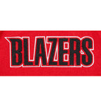 NBA PORTLAND TRAIL BLAZERS CLASSIC BLOUSON COLLÉGIAL EN LAINE POUR GARÇON BAMBIN (ROUGE/NOIR)