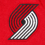 NBA PORTLAND TRAIL BLAZERS CLASSIC BLOUSON COLLÉGIAL EN LAINE POUR GARÇON BAMBIN (ROUGE/NOIR)