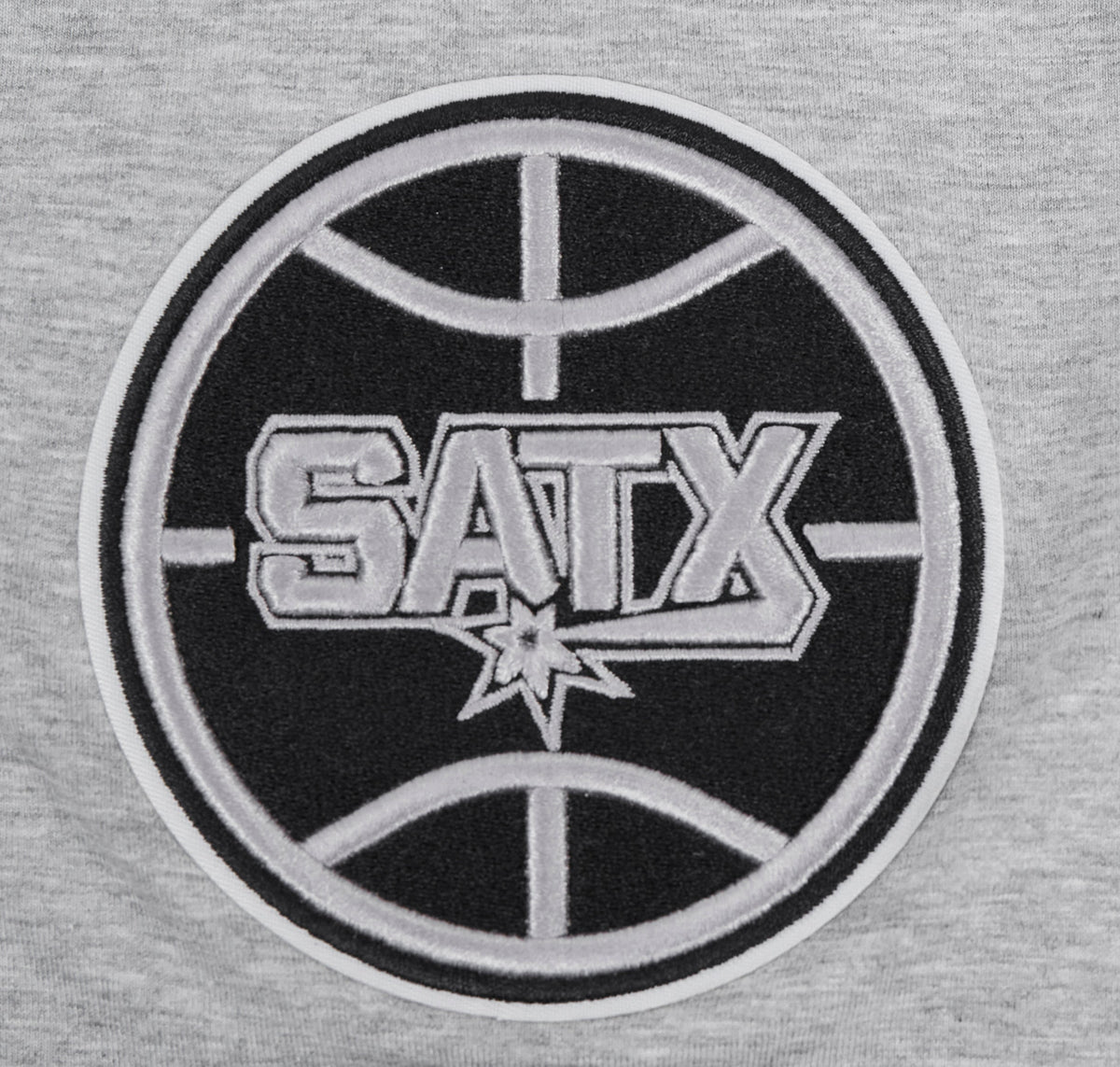 NBA SAN ANTONIO SPURS SCRIPT TAIL T-SHIRT POUR HOMME (GRIS CHINÉ)