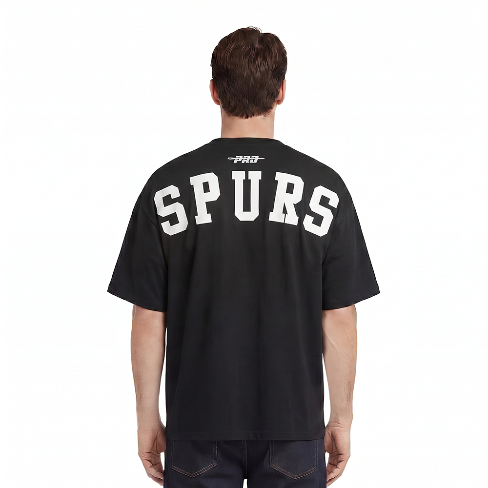 NBA SAN ANTONIO SPURS WINGSPAN MEN'S S/S TEE (BLACK)