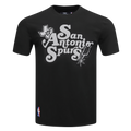 NBA SAN ANTONIO SPURS SOUVENIR MEN'S SJ TEE (BLACK)