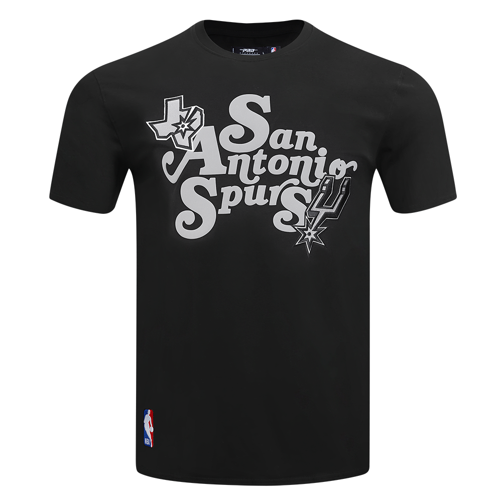 NBA SAN ANTONIO SPURS SOUVENIR MEN'S SJ TEE (BLACK)