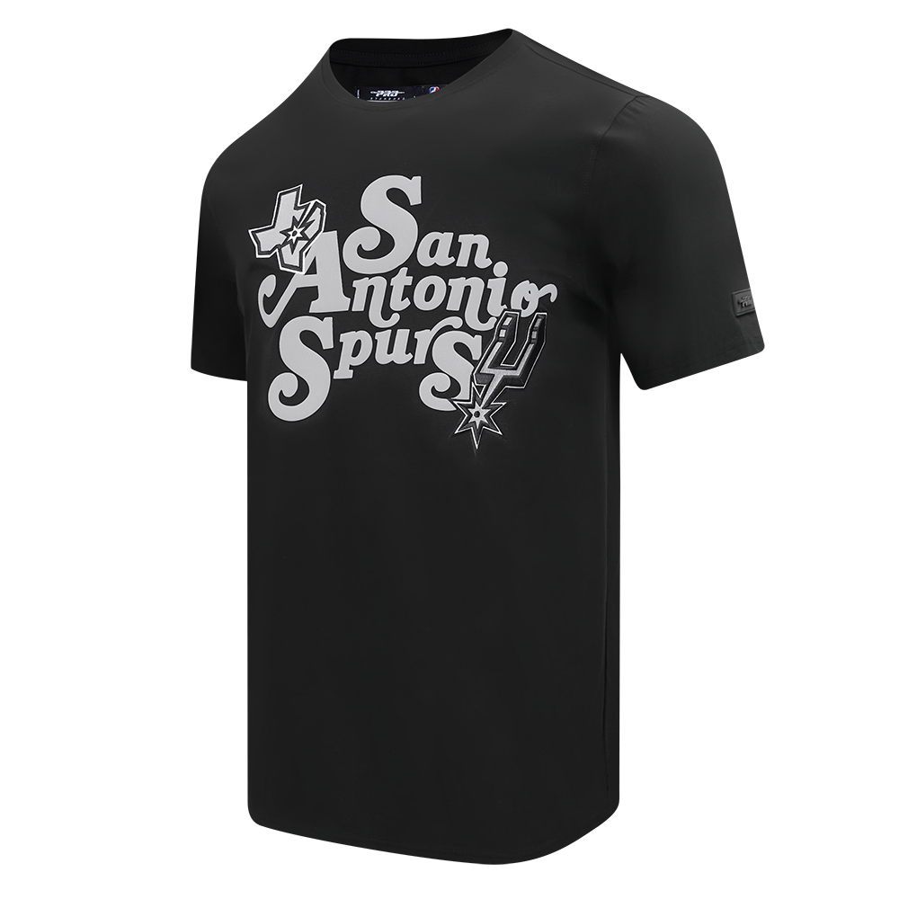 NBA SAN ANTONIO SPURS SOUVENIR MEN'S SJ TEE (BLACK)