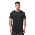 NBA SAN ANTONIO SPURS TRIPLE BLACK CHEMISE POUR HOMME (NOIR)