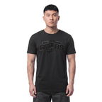 NBA SAN ANTONIO SPURS TRIPLE BLACK CHEMISE POUR HOMME (NOIR)