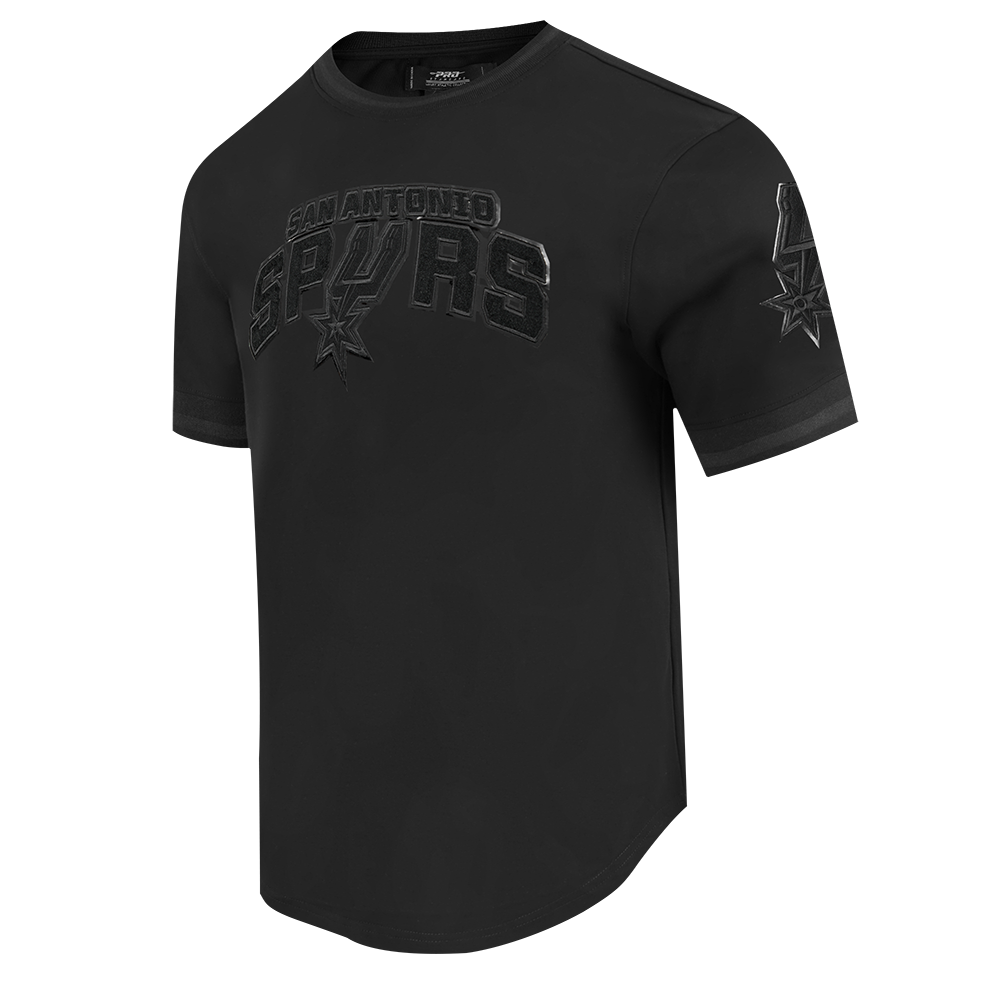 NBA SAN ANTONIO SPURS TRIPLE BLACK MEN'S LOGO PRO TEAM SS (TRIPLE BLACK MEN'S)