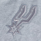 NBA SAN ANTONIO SPURS NEUTRAL MEN'S DROP SHOULDER TEE (DARK HEATHER GRAY)