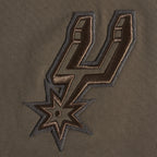 NBA SAN ANTONIO SPURS NEUTRAL T-SHIRT À ÉPAULES TOMBANTES POUR HOMME (TAUPE FONCÉ)