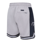 NBA SAN ANTONIO SPURS SCRIPT TAIL MEN'S DOUBLE KNIT 2.0 SHORT (GRAY/BLACK)