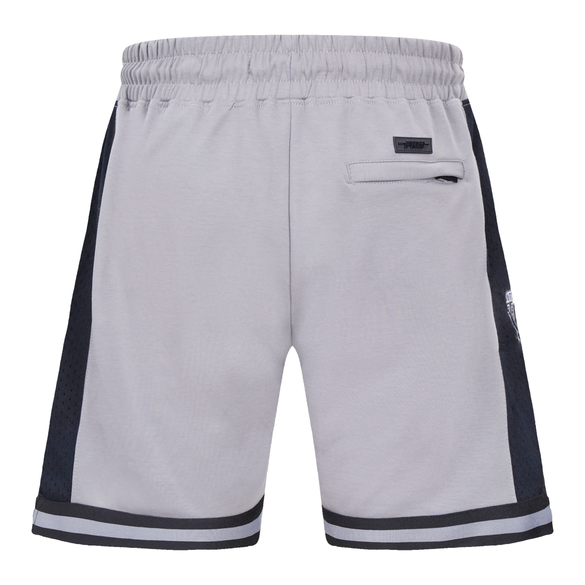 NBA SAN ANTONIO SPURS SCRIPT TAIL MEN'S DOUBLE KNIT 2.0 SHORT (GRAY/BLACK)
