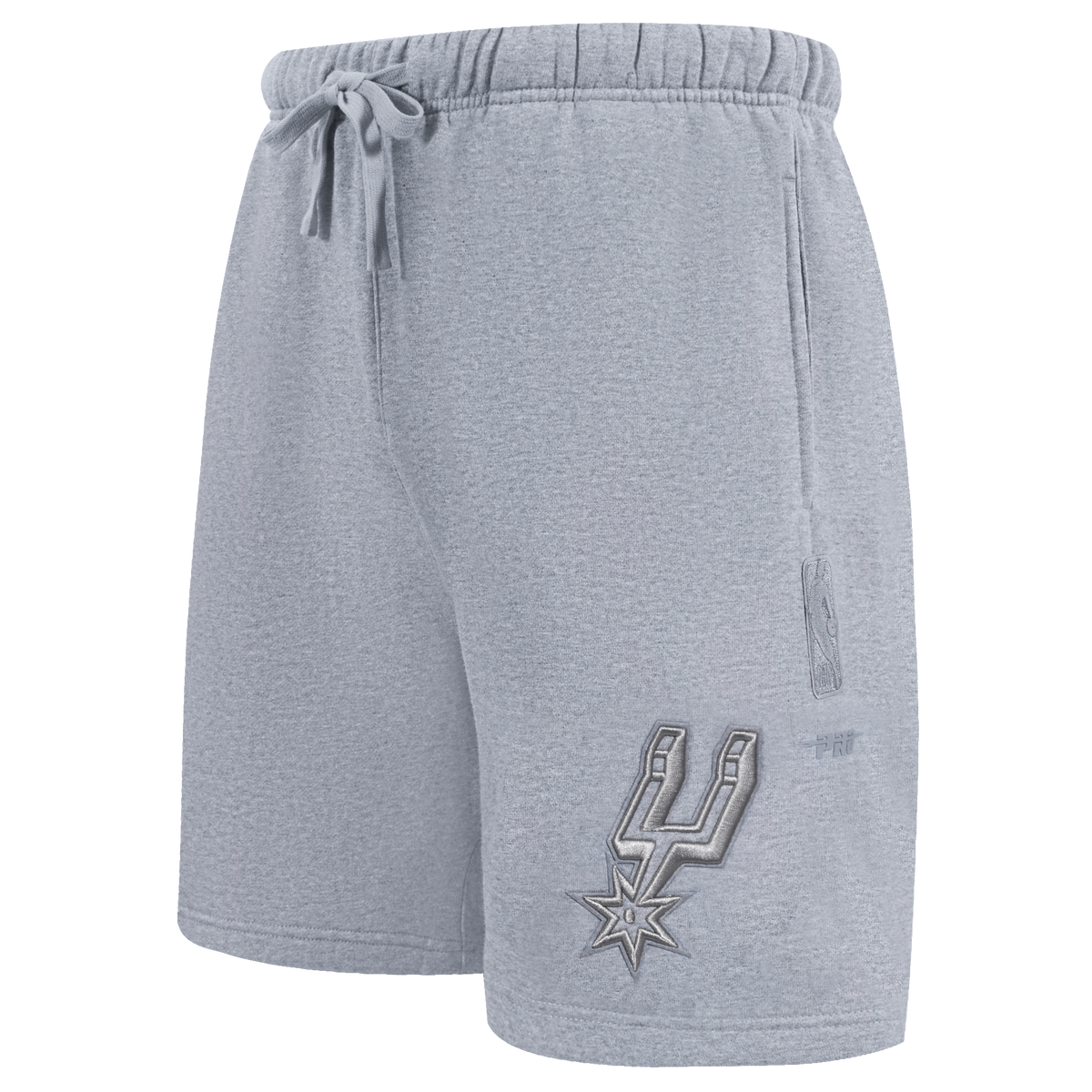 NBA SAN ANTONIO SPURS NEUTRAL SHORT POUR HOMME (GRIS CHINÉ FONCÉ)