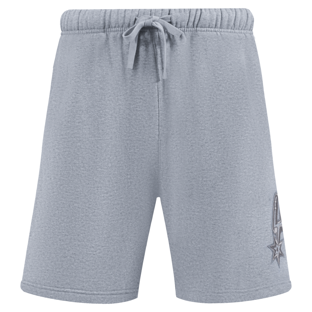 NBA SAN ANTONIO SPURS NEUTRAL SHORT POUR HOMME (GRIS CHINÉ FONCÉ)