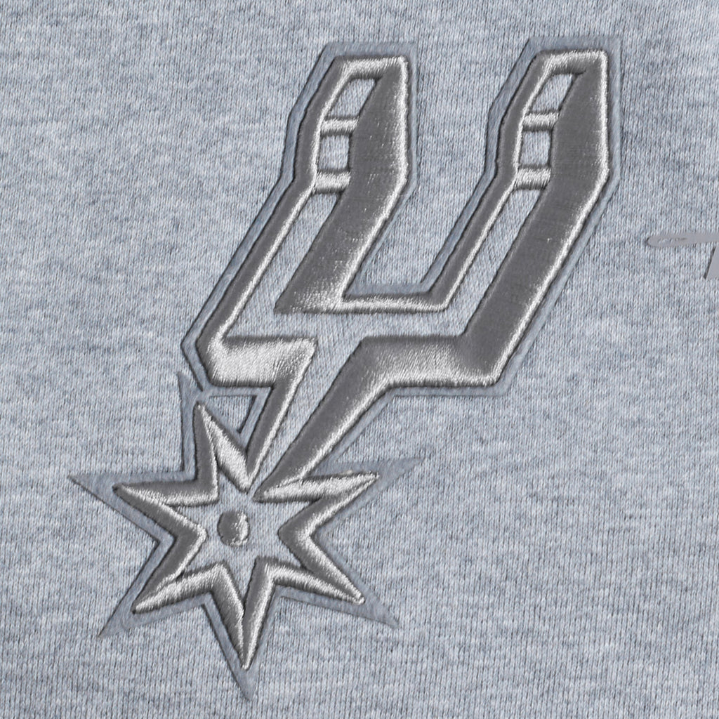 NBA SAN ANTONIO SPURS NEUTRAL SHORT POUR HOMME (GRIS CHINÉ FONCÉ)