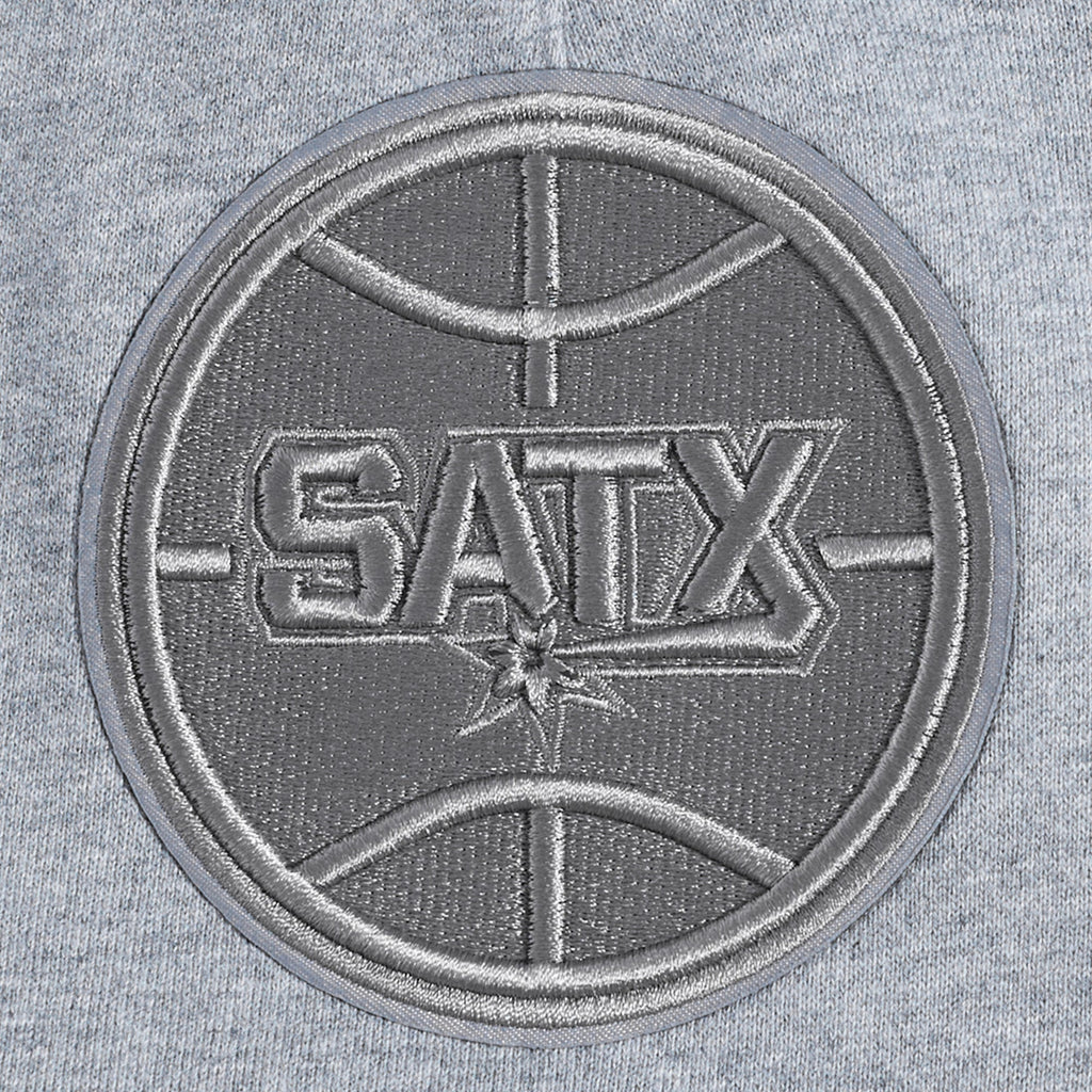 NBA SAN ANTONIO SPURS NEUTRAL SHORT POUR HOMME (GRIS CHINÉ FONCÉ)