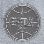 NBA SAN ANTONIO SPURS NEUTRAL SHORT POUR HOMME (GRIS CHINÉ FONCÉ)