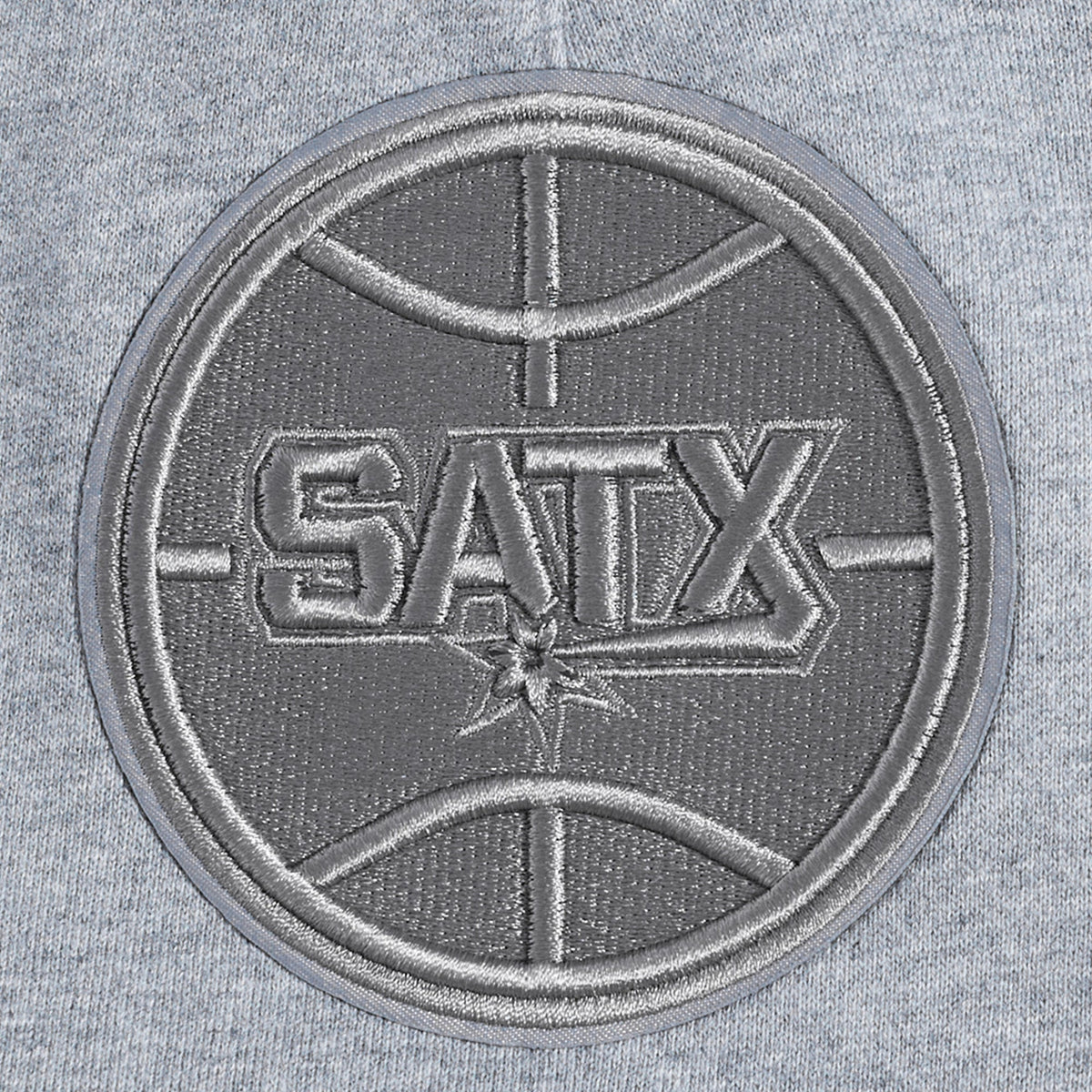 NBA SAN ANTONIO SPURS NEUTRAL SHORT POUR HOMME (GRIS CHINÉ FONCÉ)