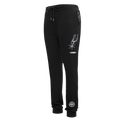 NBA SAN ANTONIO SPURS CLASSIC PANTALON JOGGER EN MAILLE DOUBLE ET CHENILLE POUR HOMME (NOIR)