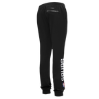 NBA SAN ANTONIO SPURS CLASSIC PANTALON JOGGER EN MAILLE DOUBLE ET CHENILLE POUR HOMME (NOIR)