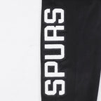 NBA SAN ANTONIO SPURS CLASSIC PANTALON JOGGER EN MAILLE DOUBLE ET CHENILLE POUR HOMME (NOIR)