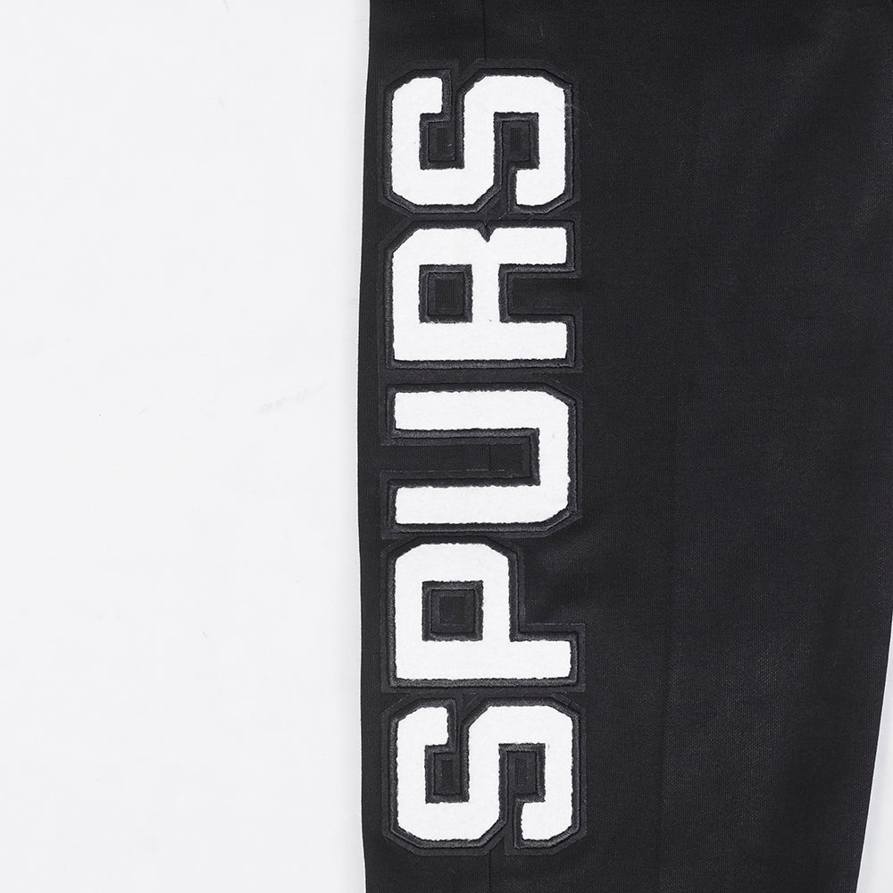 NBA SAN ANTONIO SPURS CLASSIC PANTALON JOGGER EN MAILLE DOUBLE ET CHENILLE POUR HOMME (NOIR)