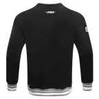 NBA SAN ANTONIO SPURS CHANDAIL À COL ROND MASHUP CÔTELÉ POUR HOMME (NOIR/GRIS)