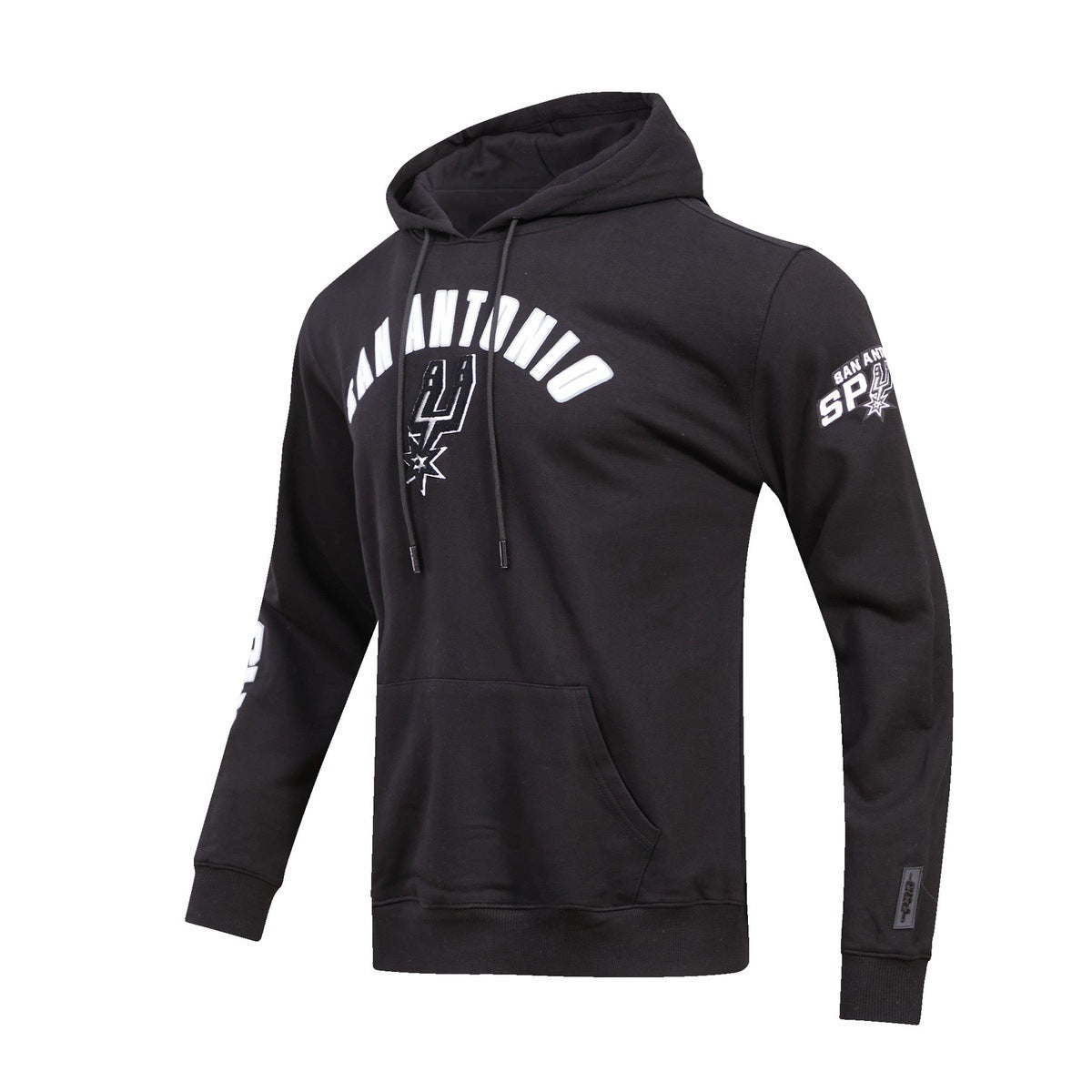 NBA SAN ANTONIO SPURS CLASSIC MEN'S PO HOODIE (BLACK)