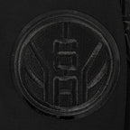 NBA SAN ANTONIO SPURS TRIPLE BLACK CHANDAIL À CAPUCHON À LOGO POUR HOMME (TRIPLE NOIR HOMME)