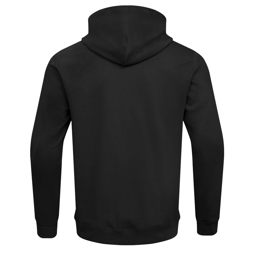 NBA SAN ANTONIO SPURS CLASSIC CHENILLE MEN'S DK FULL ZIP PULLOVER HOODIE (BLACK)