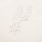 NBA SAN ANTONIO SPURS NEUTRAL CHANDAIL À COL ROND EN MOLLETON À ÉPAULES TOMBANTES POUR HOMME (COQUILLE D'ŒUF)