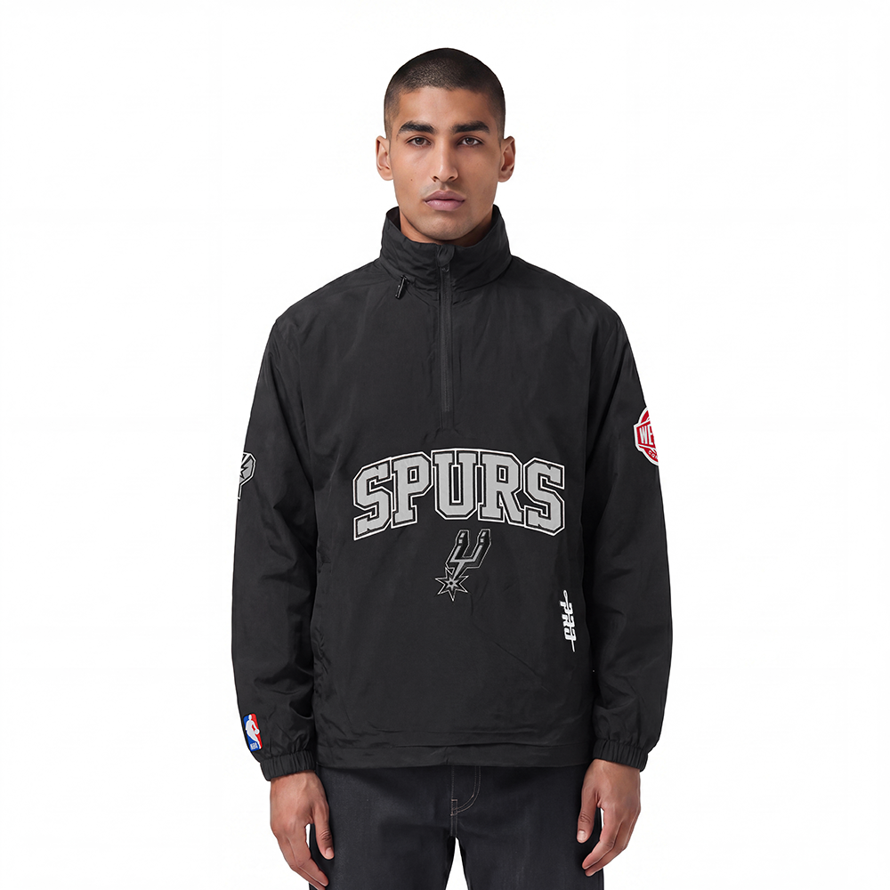 NBA SAN ANTONIO SPURS MEN'S JACKET (BLACK)