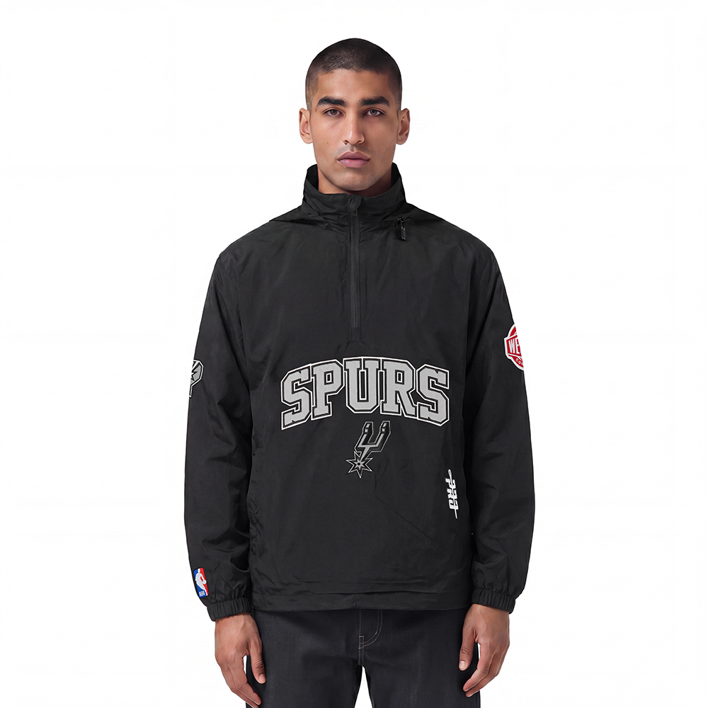 NBA SAN ANTONIO SPURS MEN'S JACKET (BLACK)
