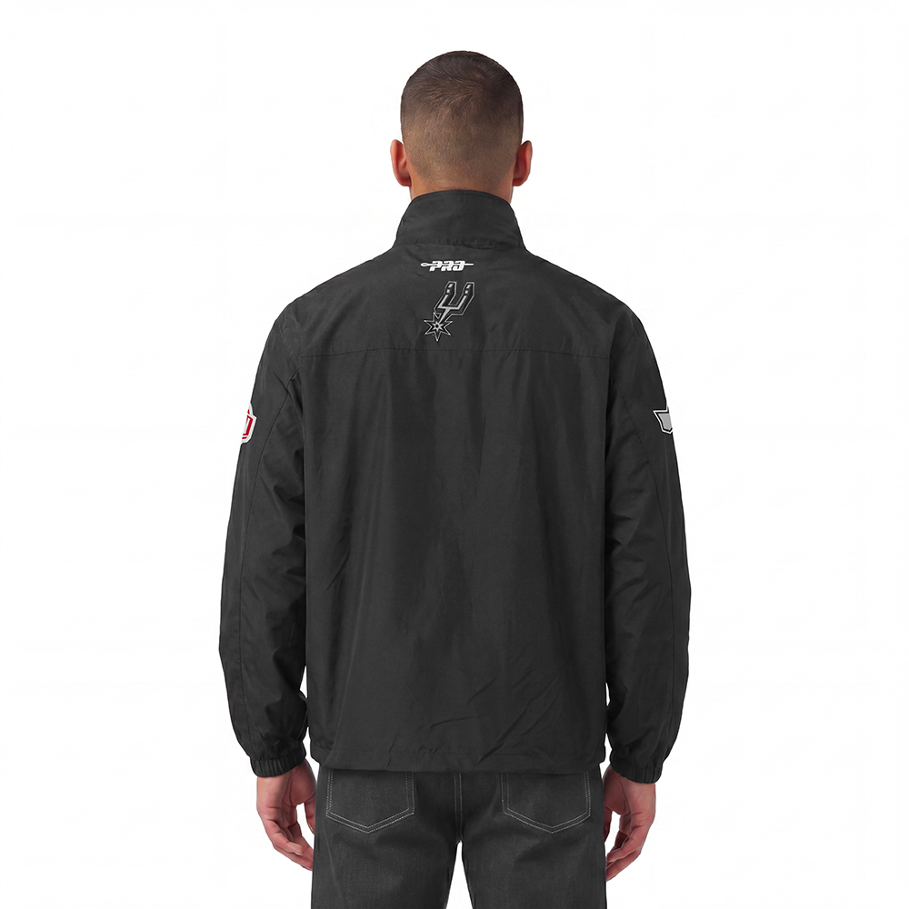 NBA SAN ANTONIO SPURS MEN'S JACKET (BLACK)