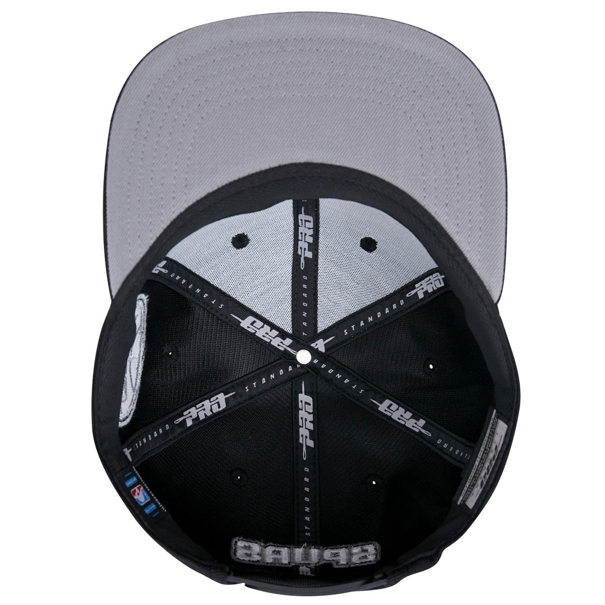 NBA SAN ANTONIO SPURS RETRO CLASSIC UNISEX LOGO WOOL SNAPBACK HAT (BLACK)