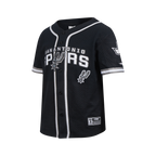 NBA SAN ANTONIO SPURS CLASSIC CHEMISE BOUTONNÉE EN FILET POUR GARÇON JUNIOR (NOIR/GRIS)