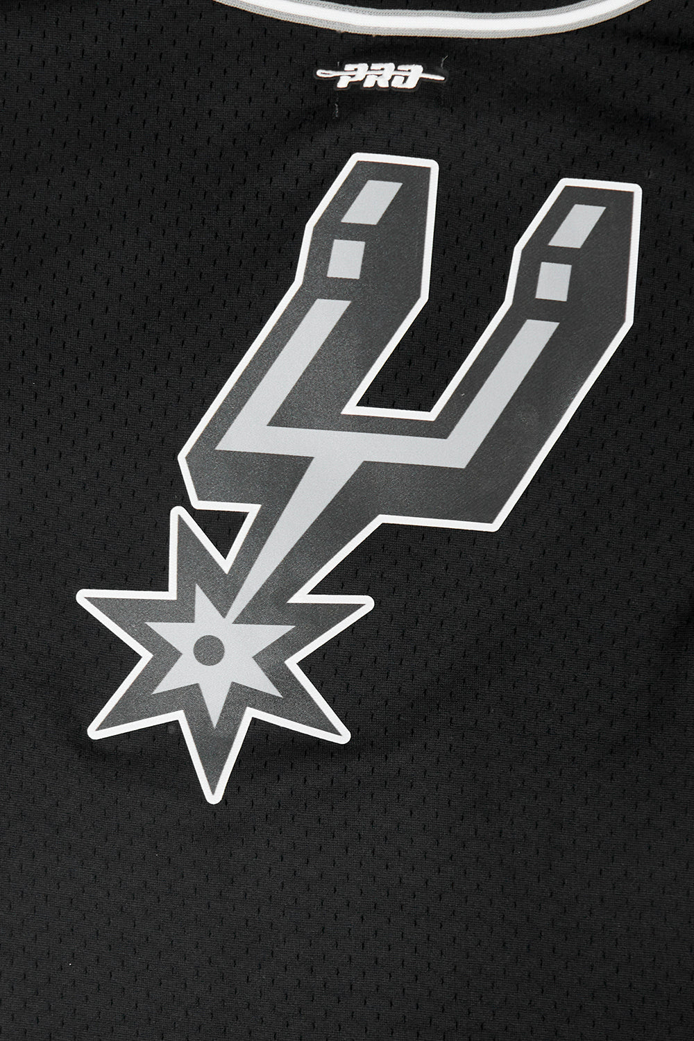 NBA SAN ANTONIO SPURS CLASSIC CHEMISE BOUTONNÉE EN FILET POUR GARÇON JUNIOR (NOIR/GRIS)