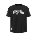 NBA SAN ANTONIO SPURS CLASSIC T-SHIRT EN JERSEY SIMPLE POUR GARÇON JUNIOR (NOIR)
