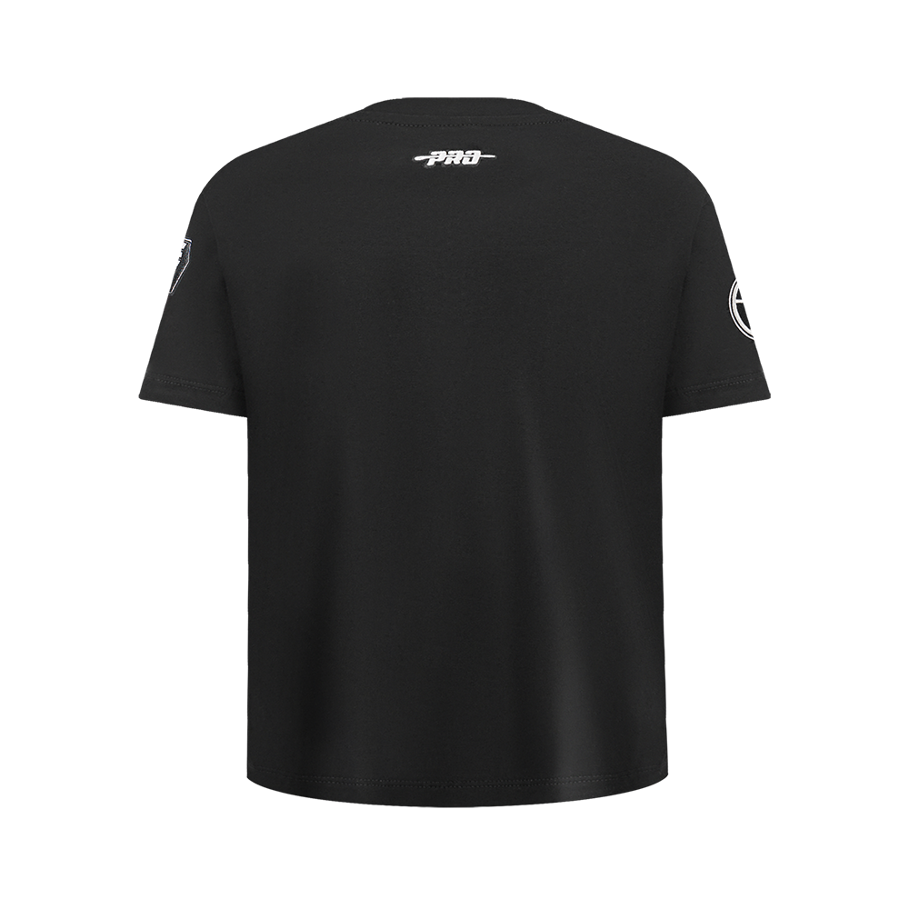 NBA SAN ANTONIO SPURS CLASSIC T-SHIRT EN JERSEY SIMPLE POUR GARÇON JUNIOR (NOIR)