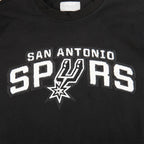 NBA SAN ANTONIO SPURS CLASSIC T-SHIRT EN JERSEY SIMPLE POUR GARÇON JUNIOR (NOIR)