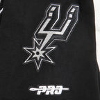 NBA SAN ANTONIO SPURS CLASSIC T-SHIRT EN JERSEY SIMPLE POUR GARÇON JUNIOR (NOIR)