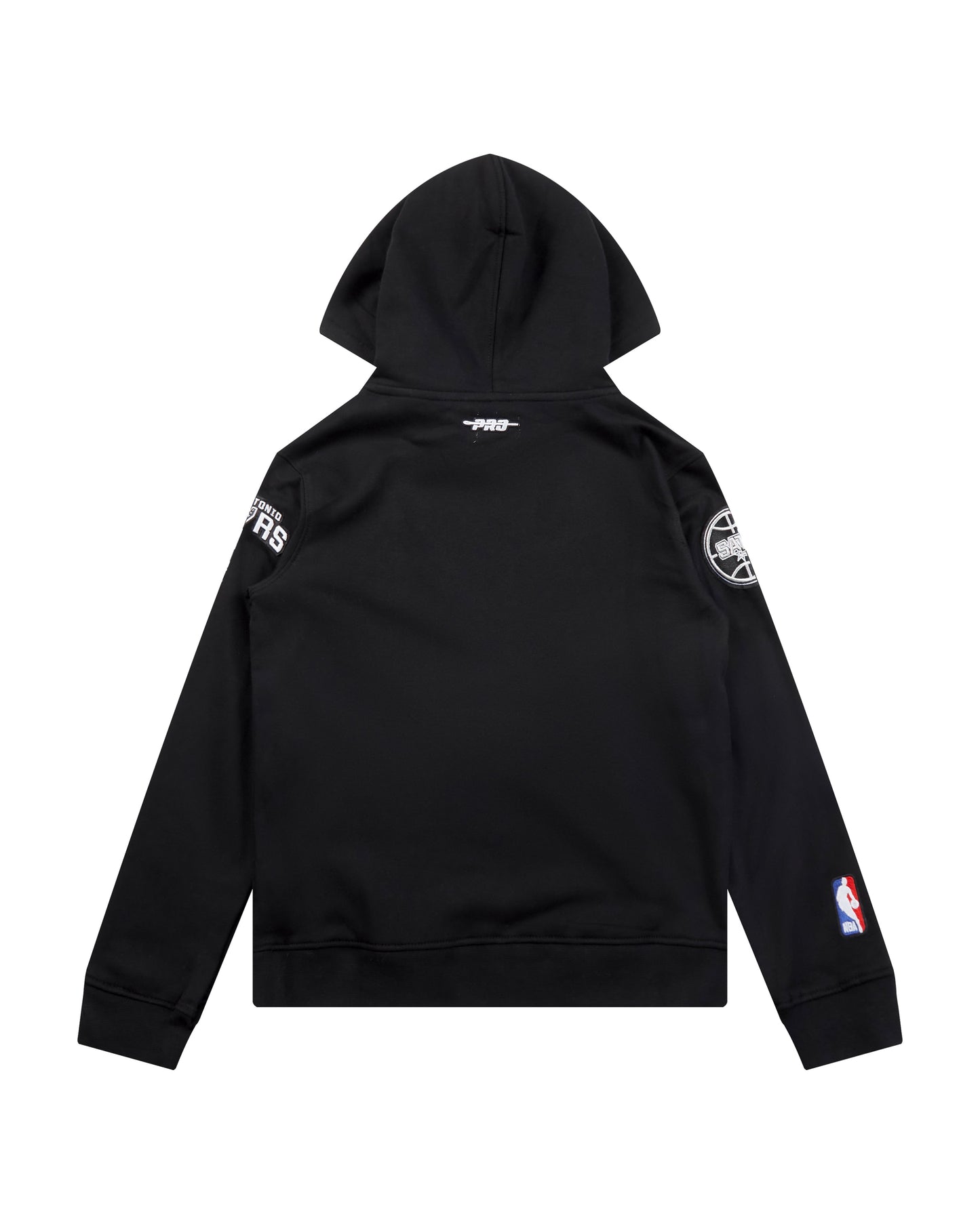 NBA SAN ANTONIO SPURS CLASSIC BIG BOYS FLEECE PULLOVER HOODIE (BLACK)