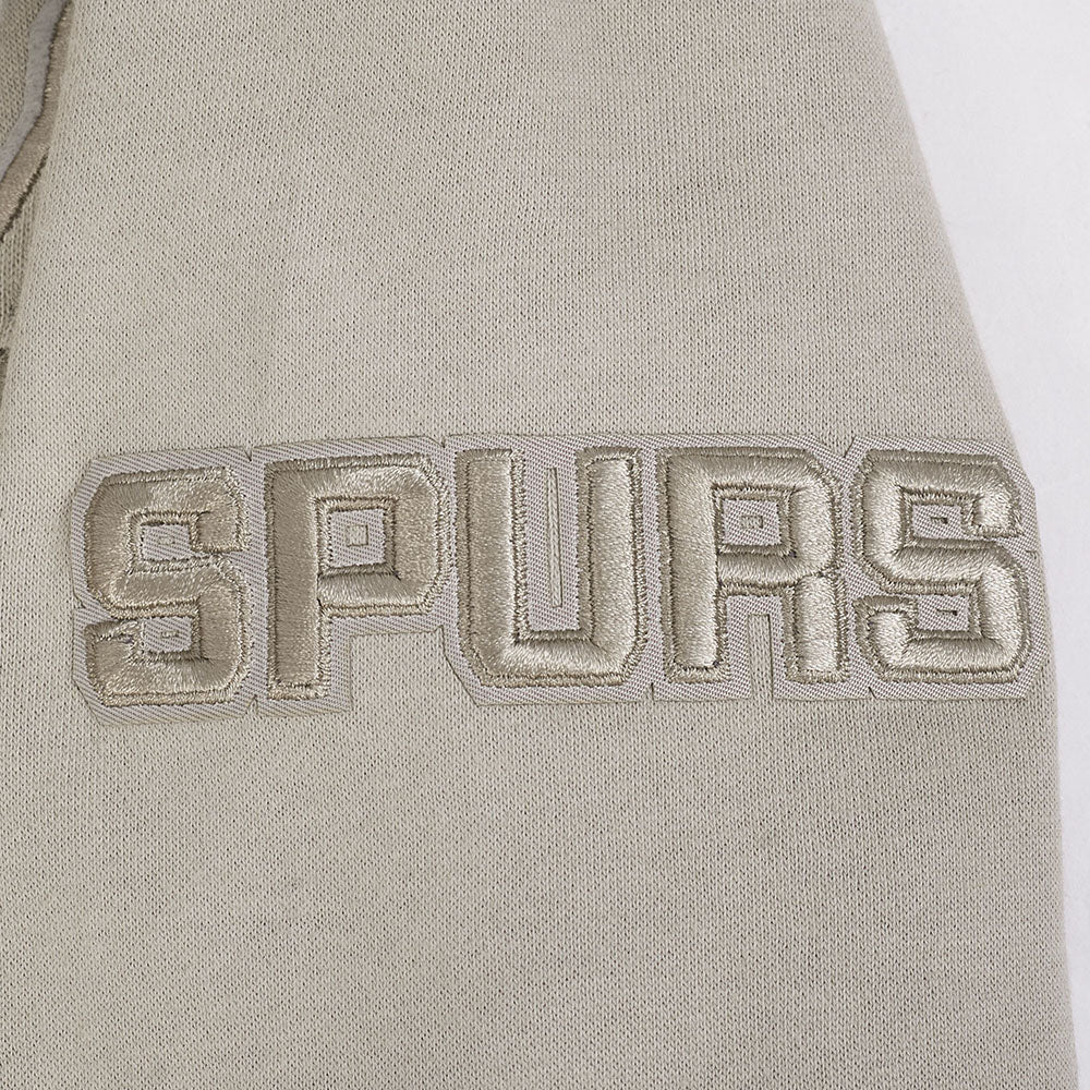 NBA SAN ANTONIO SPURS NEUTRAL CHANDAIL À CAPUCHON EN MOLLETON POUR GARÇON JUNIOR (TAUPE)