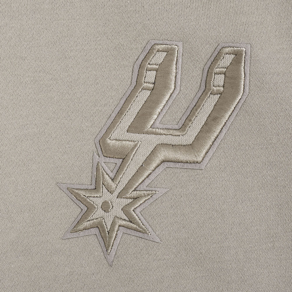 NBA SAN ANTONIO SPURS NEUTRAL CHANDAIL À CAPUCHON EN MOLLETON POUR GARÇON JUNIOR (TAUPE)