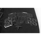 NBA SAN ANTONIO SPURS TRIPLE BLACK BIG BOY'S FLC PO HOODIE (BLACK)