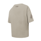 NBA SAN ANTONIO SPURS NEUTRAL BIG GIRL'S SS BOXY TEE (TAUPE)