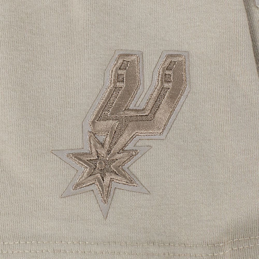 NBA SAN ANTONIO SPURS NEUTRAL BIG GIRL'S SS BOXY TEE (TAUPE)