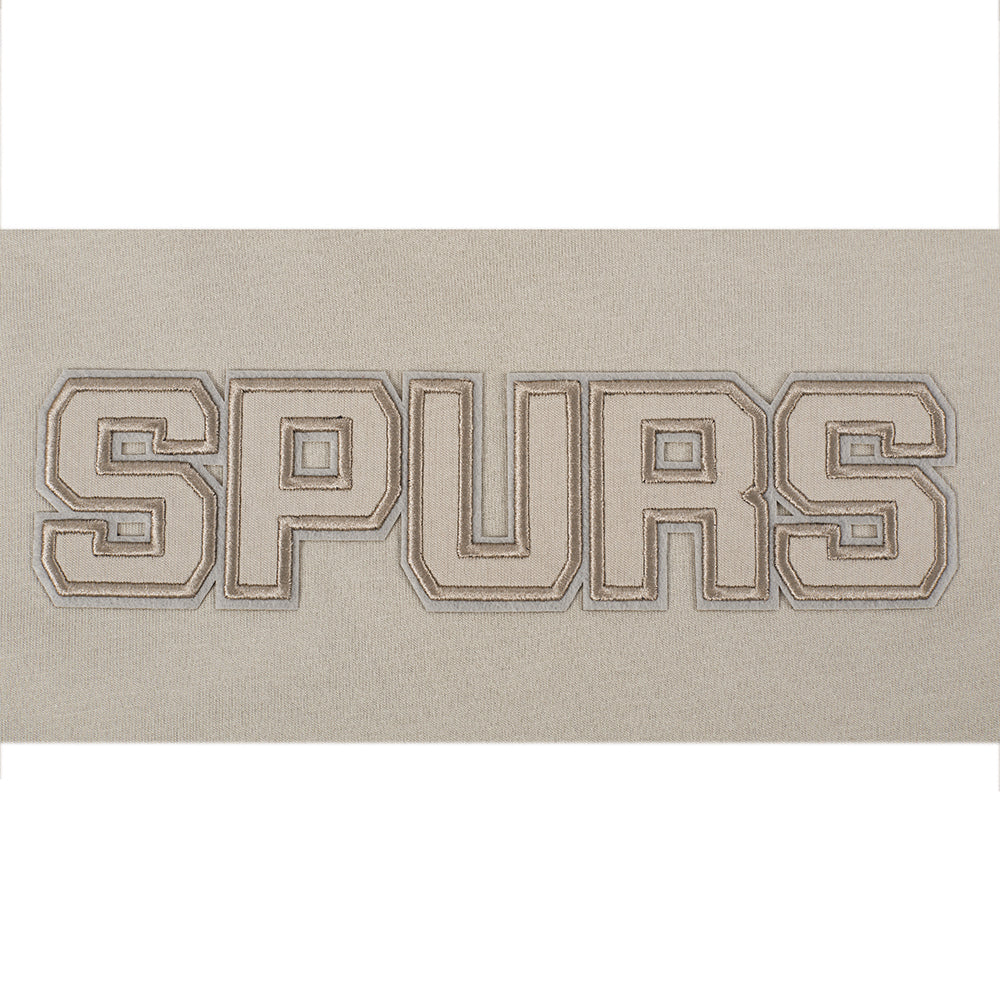 NBA SAN ANTONIO SPURS NEUTRAL BIG GIRL'S SS BOXY TEE (TAUPE)