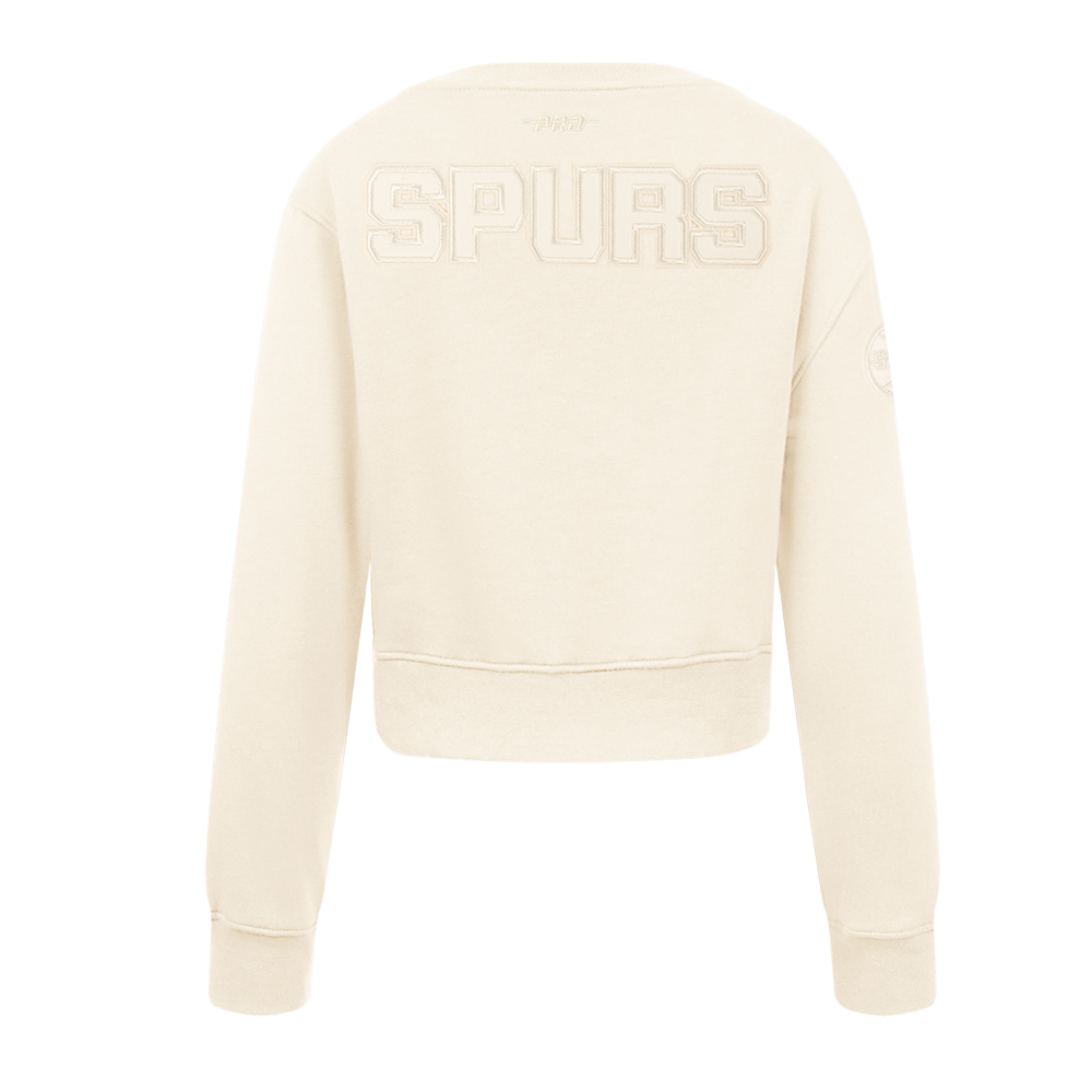NBA SAN ANTONIO SPURS NEUTRAL CHANDAIL À COL ROND EN MOLLETON POUR FILLE JUNIOR (COQUILLE D'ŒUF)