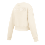 NBA SAN ANTONIO SPURS NEUTRAL CHANDAIL À COL ROND EN MOLLETON POUR FILLE JUNIOR (COQUILLE D'ŒUF)