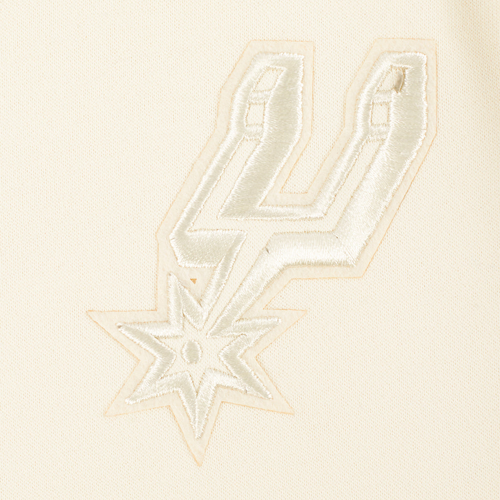 NBA SAN ANTONIO SPURS NEUTRAL CHANDAIL À COL ROND EN MOLLETON POUR FILLE JUNIOR (COQUILLE D'ŒUF)